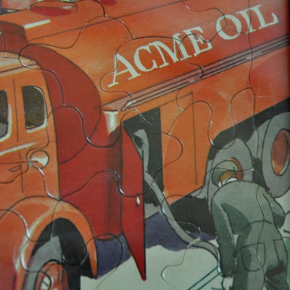 Vintage SIFO Toys 1954 Trucks Framed Puzzle Set - Picture 7 of 16